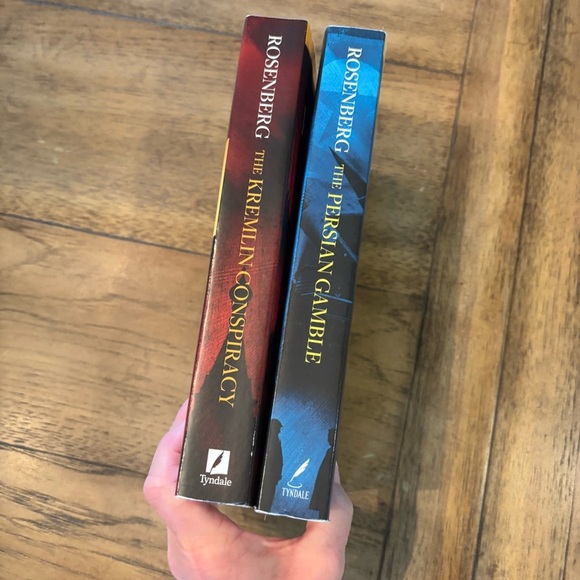 Joel C Rosenberg Set of Two Books, Paperback,Thriller, Vacation Travel Lounging - Picture 3 of 5